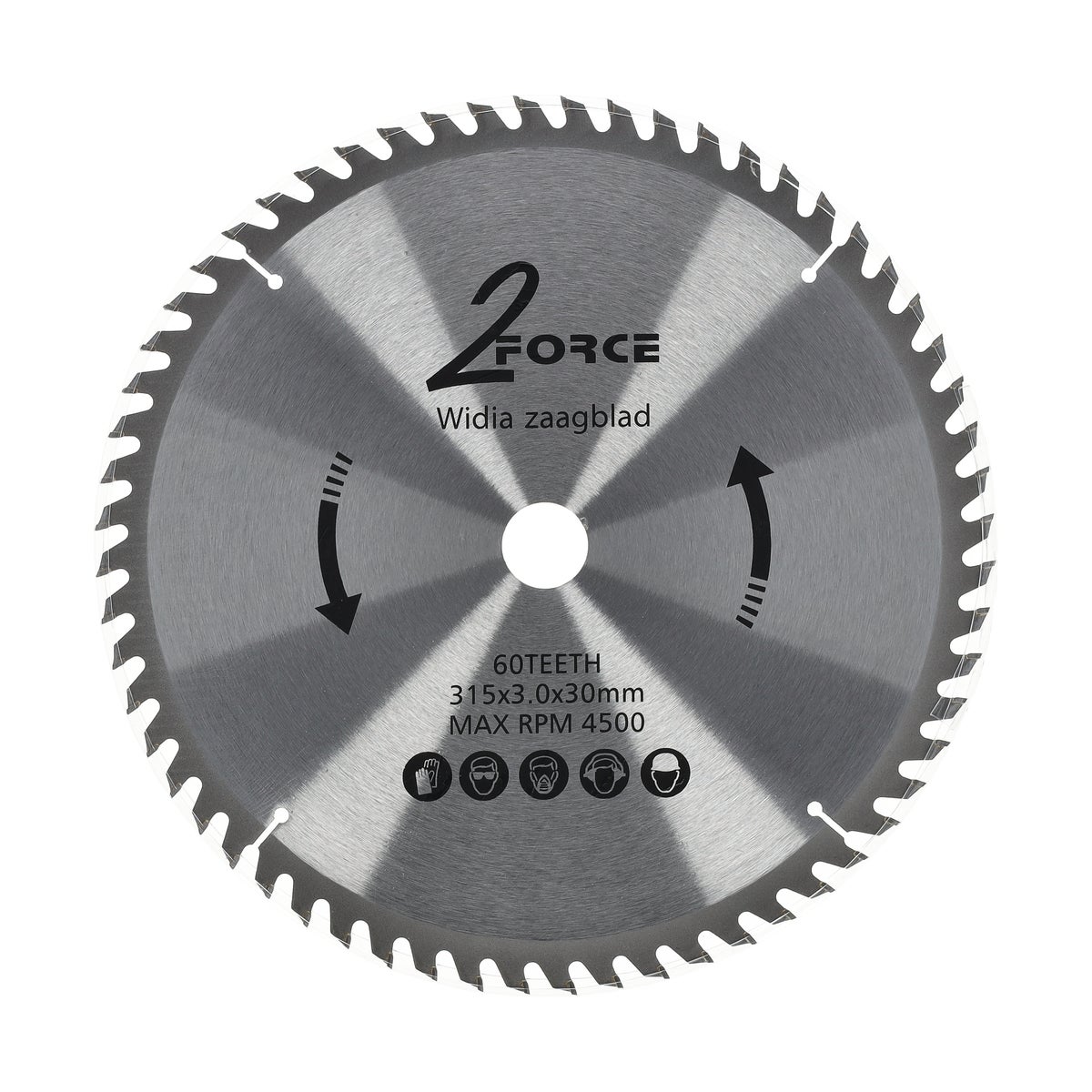 Zaagblad 315 mm 30as 60T 2-force Zaagblad 315 mm 30as 60T 2-force