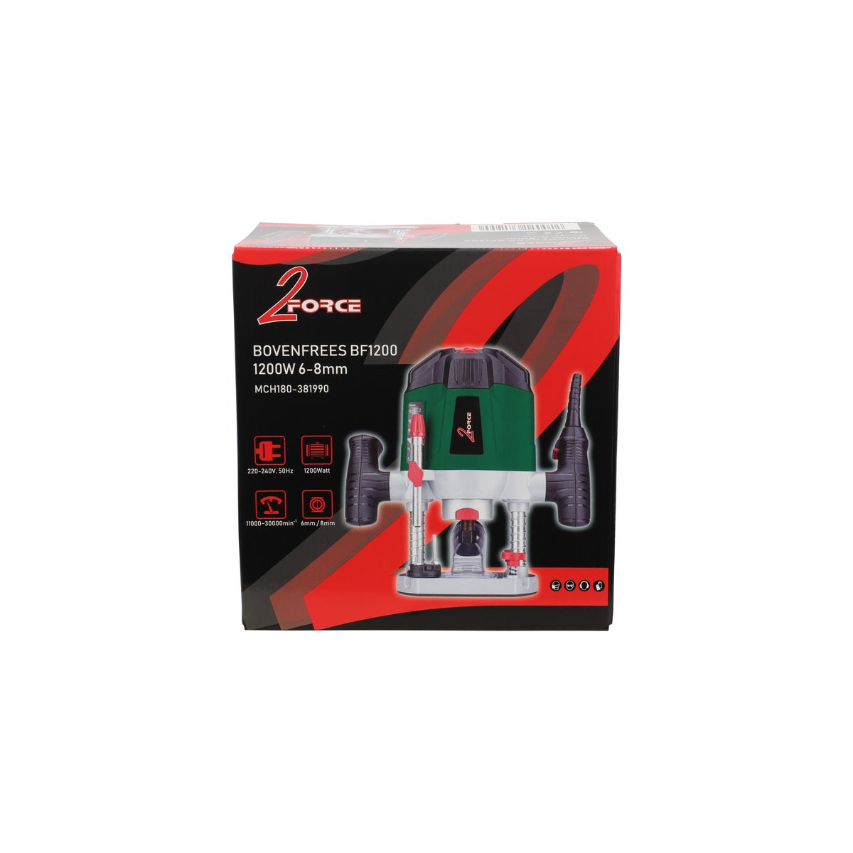 Bovenfrees BF1200 1200W 6-8 mm 2-Force Bovenfrees BF1200 1200W 6-8 mm 2-Force