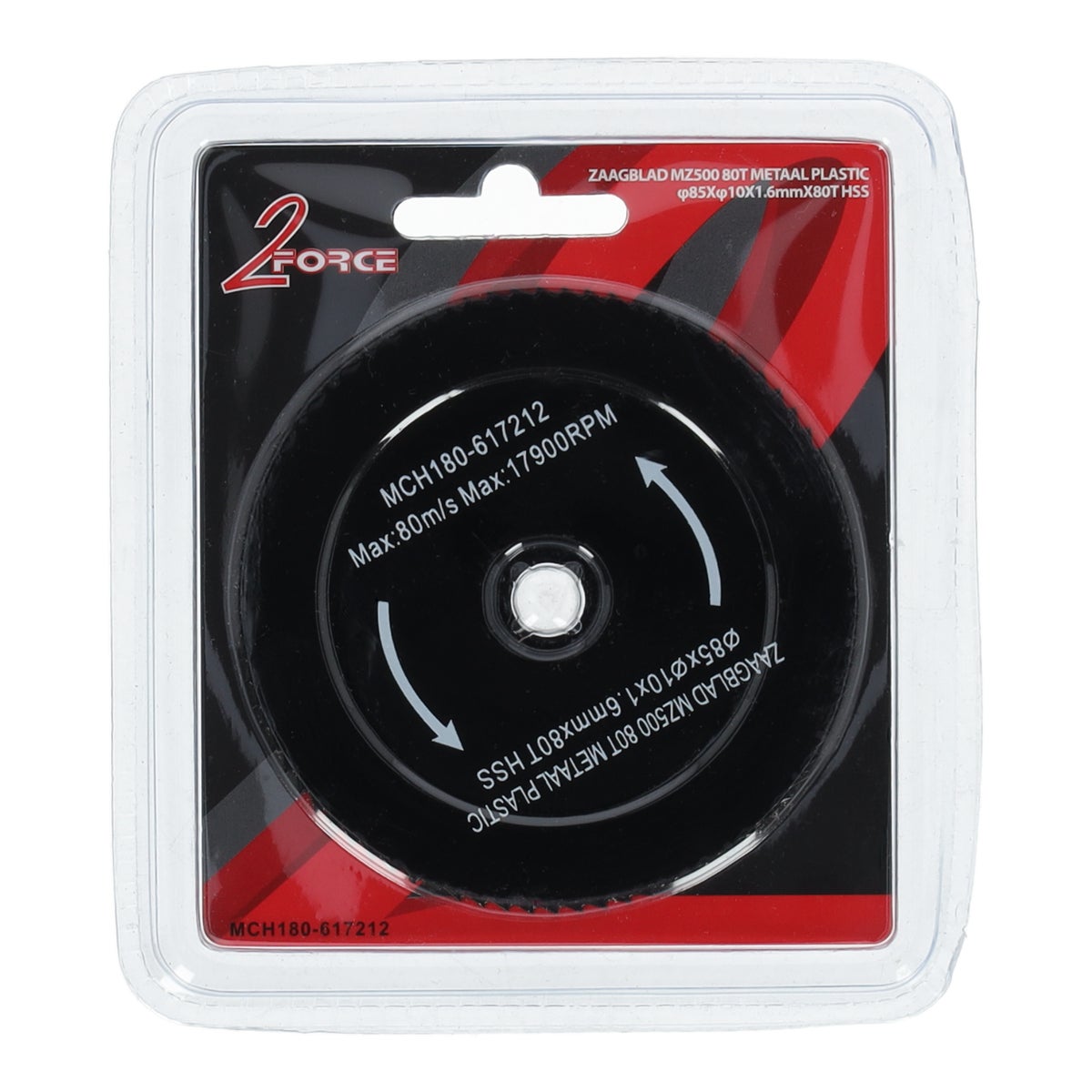 Zaagblad MZ500 80T metaal plastic Zaagblad MZ500 80T metaal plastic
