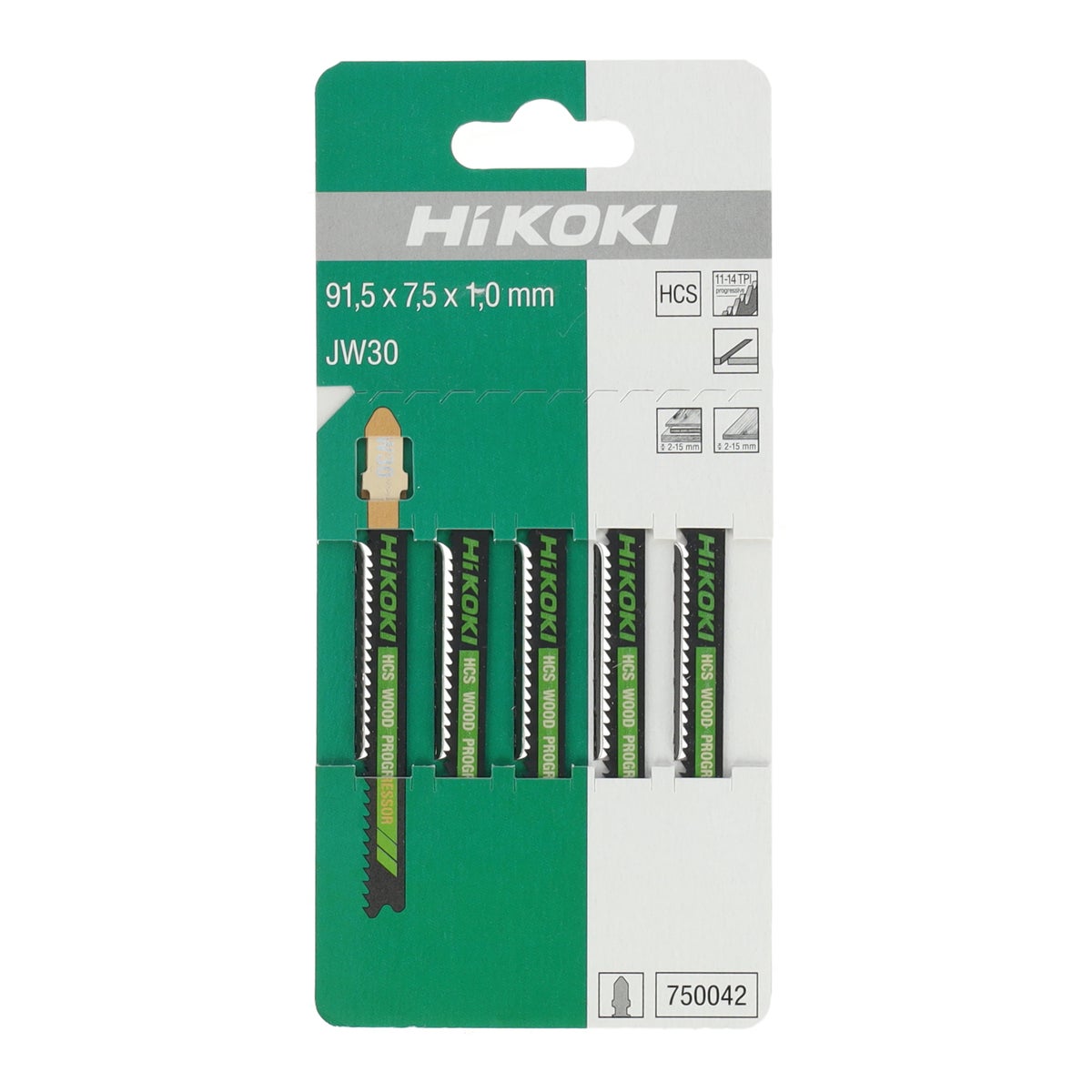 Decoupeerzaagblad JW30 5 stuks Hikoki Decoupeerzaagblad JW30 5 stuks Hikoki