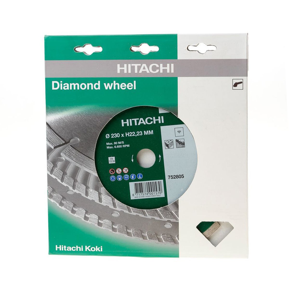 Slijpschijf diamant 230 x 22,2 open hikoki Slijpschijf diamant 230 x 22,2 open hikoki