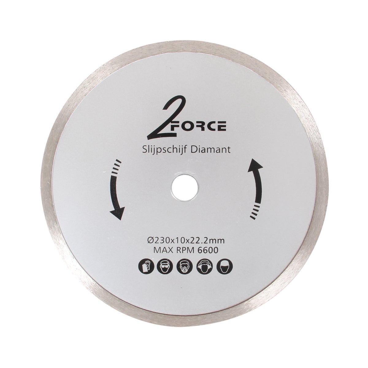 Slijpschijf gesloten Ø230 mm 22,2as 2-Force Slijpschijf gesloten Ø230 mm 22,2as 2-Force