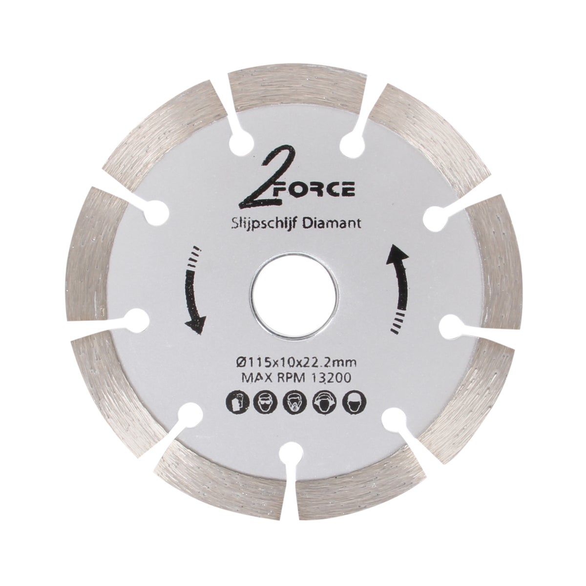 Slijpschijf open 115x22,2 2-Force Slijpschijf open 115x22,2 2-Force