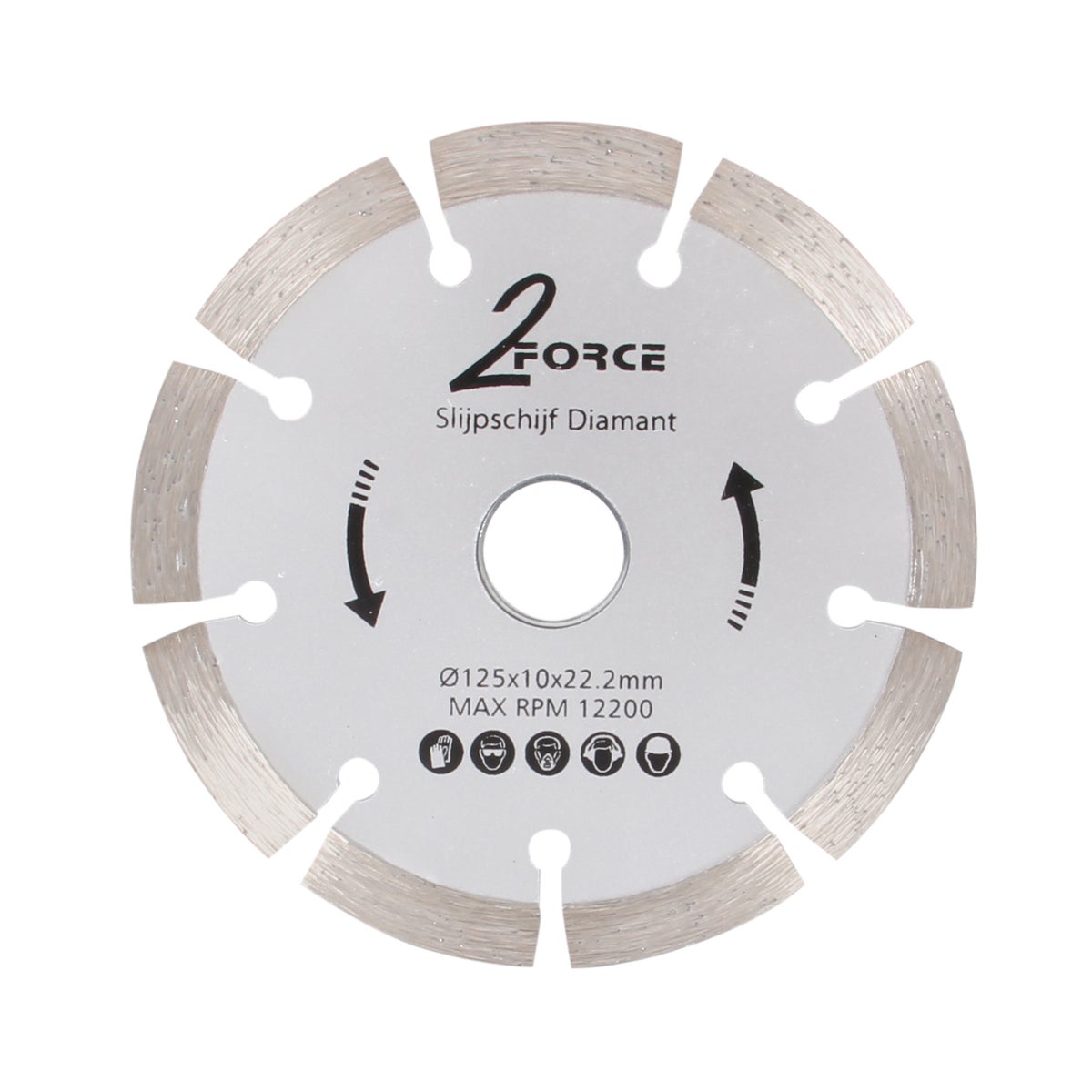 Slijpschijf open Ø125 mm 22,2as 2-Force Slijpschijf open Ø125 mm 22,2as 2-Force