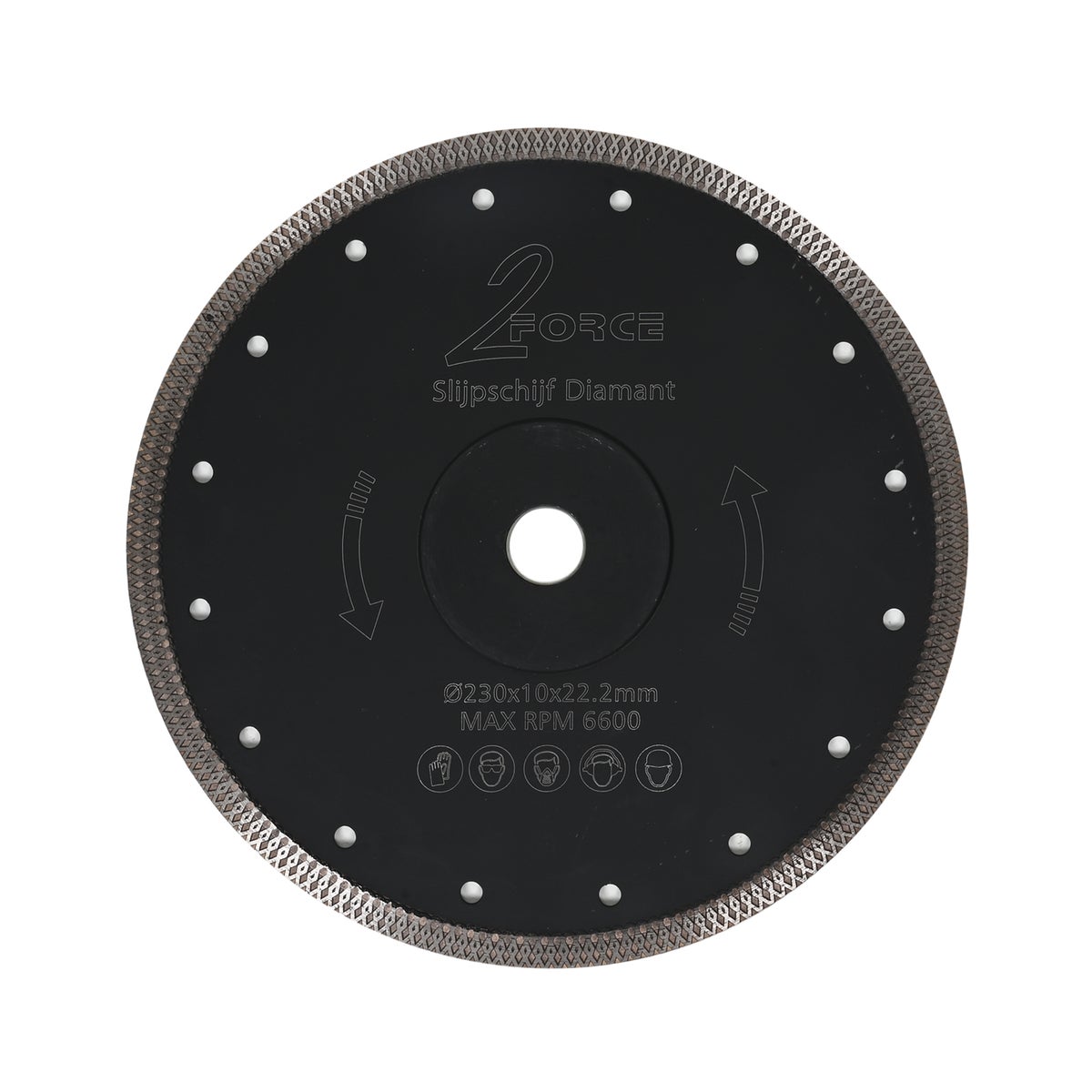 Slijpschijf prof turbo Ø230 mm x 22,2as 2-Force Slijpschijf prof turbo Ø230 mm x 22,2as 2-Force