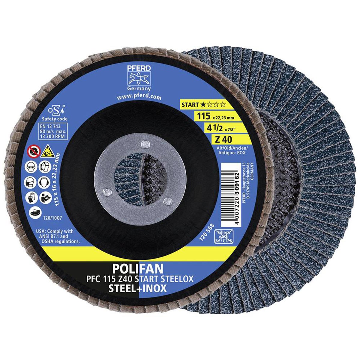 Lamellenschijf PFC 115 Z40 Z-Box Lamellenschijf PFC 115 Z40 Z-Box