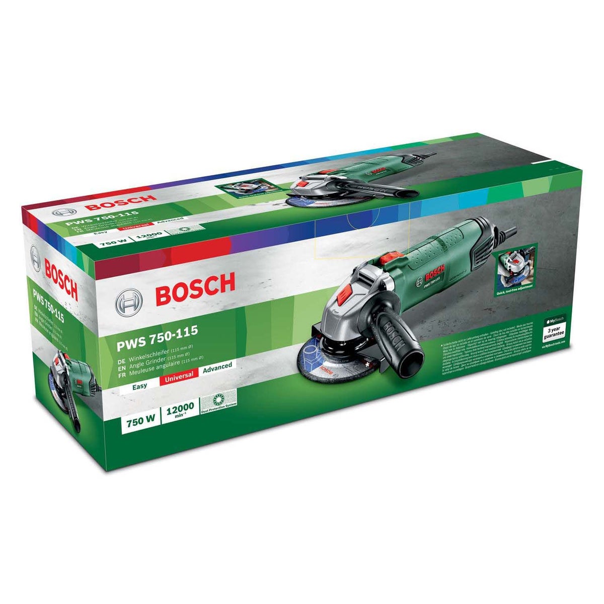 Haakse slijper PWS750-115 bosch Haakse slijper PWS750-115 bosch