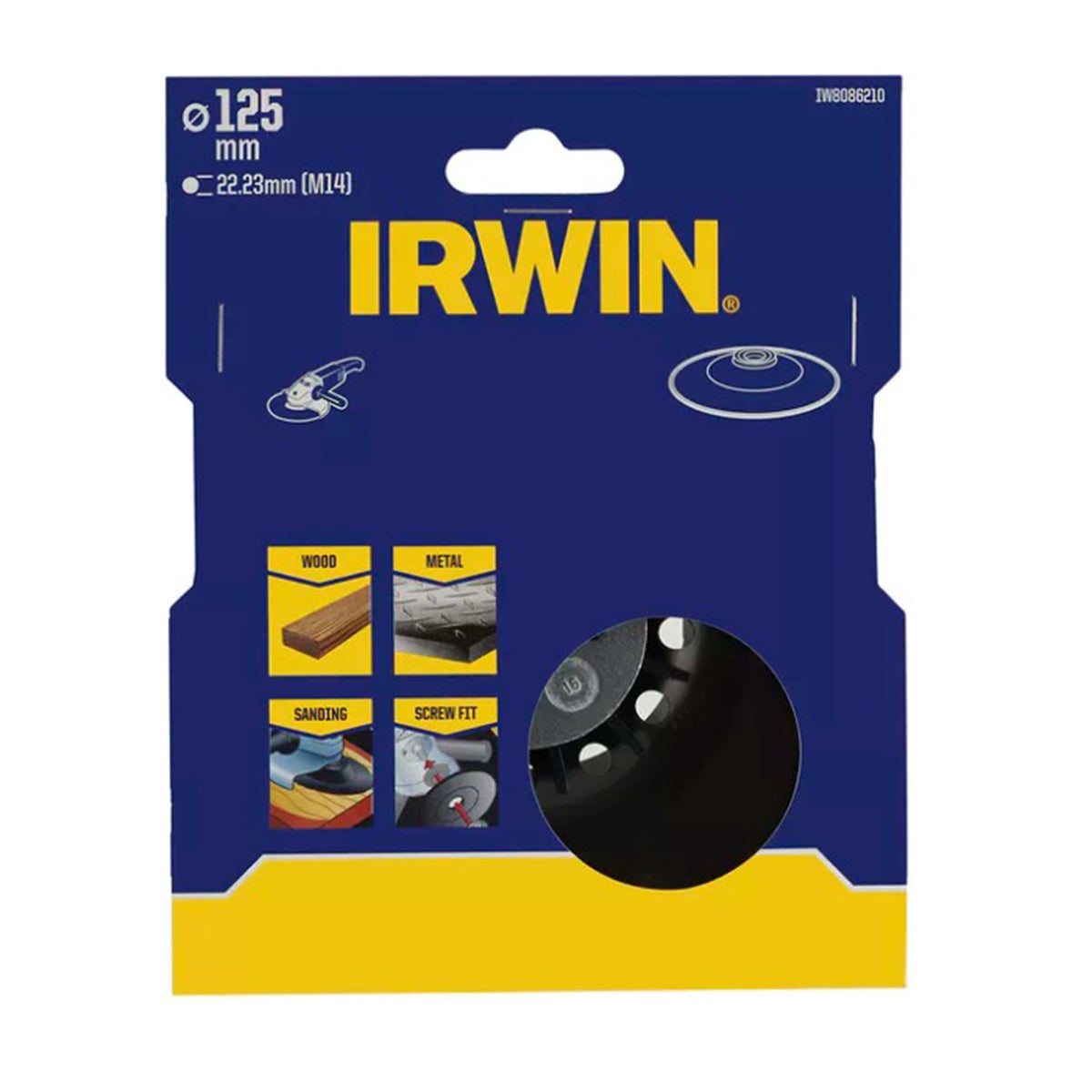 Steunschijf haakse slijper Ø125 mm Steunschijf haakse slijper Ø125 mm