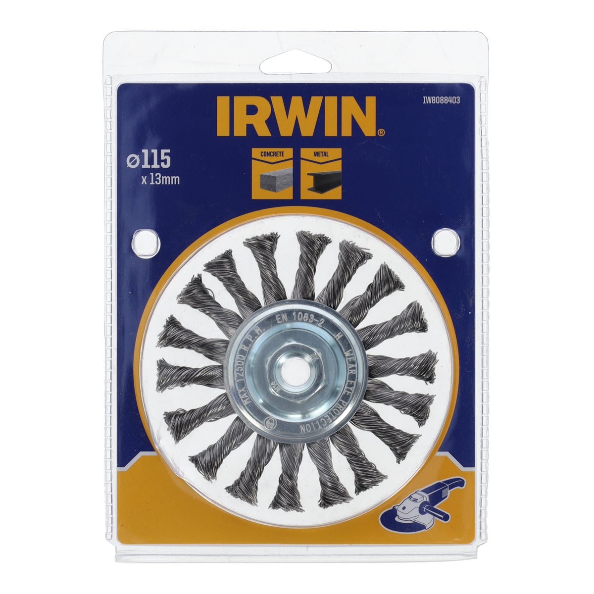Staaldraadborstel HS vlak 115mm Irwin Staaldraadborstel HS vlak 115mm Irwin
