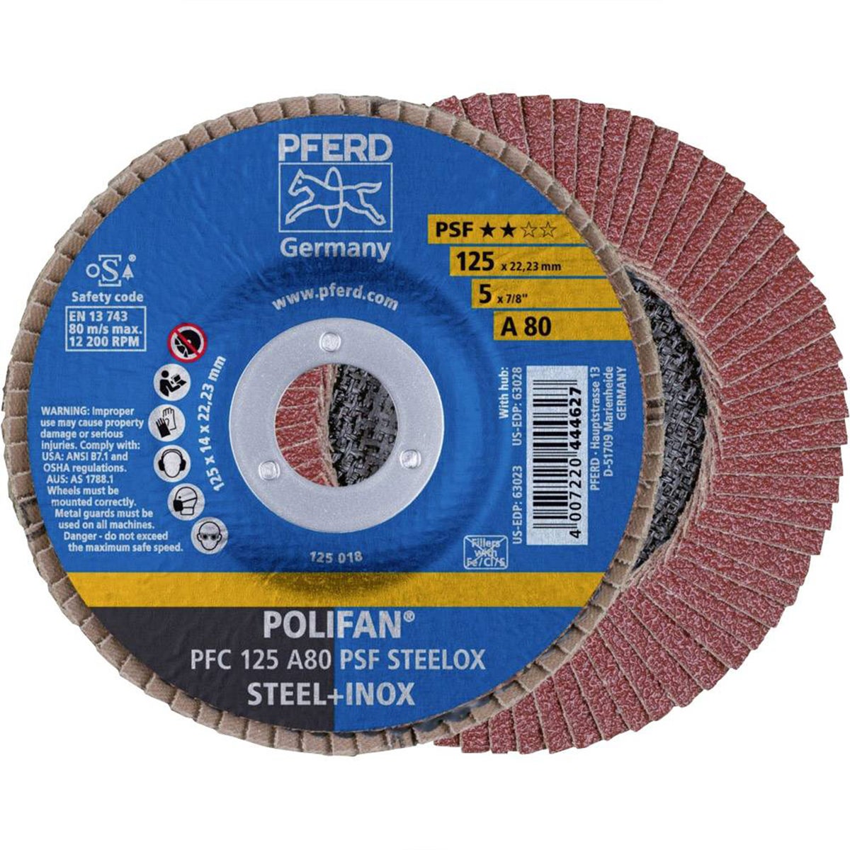 Lamellenschijf 80 PFC-125 A 80 PSF Lamellenschijf 80 PFC-125 A 80 PSF