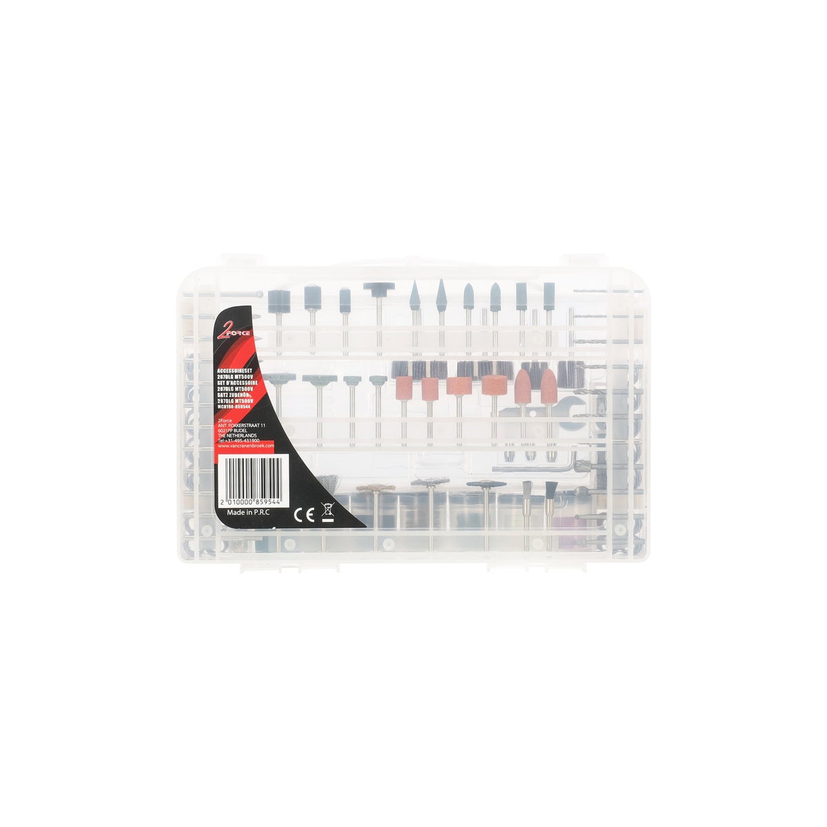 Accessoireset 287-delig MT500V 2-force Accessoireset 287-delig MT500V 2-force