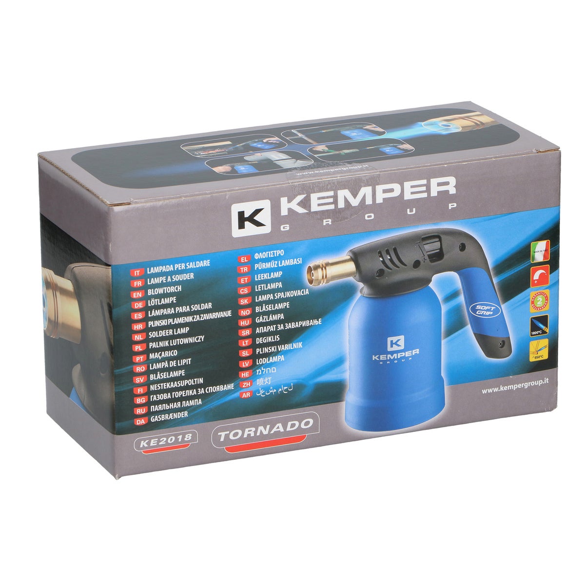 Gasbrander Tornado Kemper blauw Gasbrander Tornado Kemper blauw