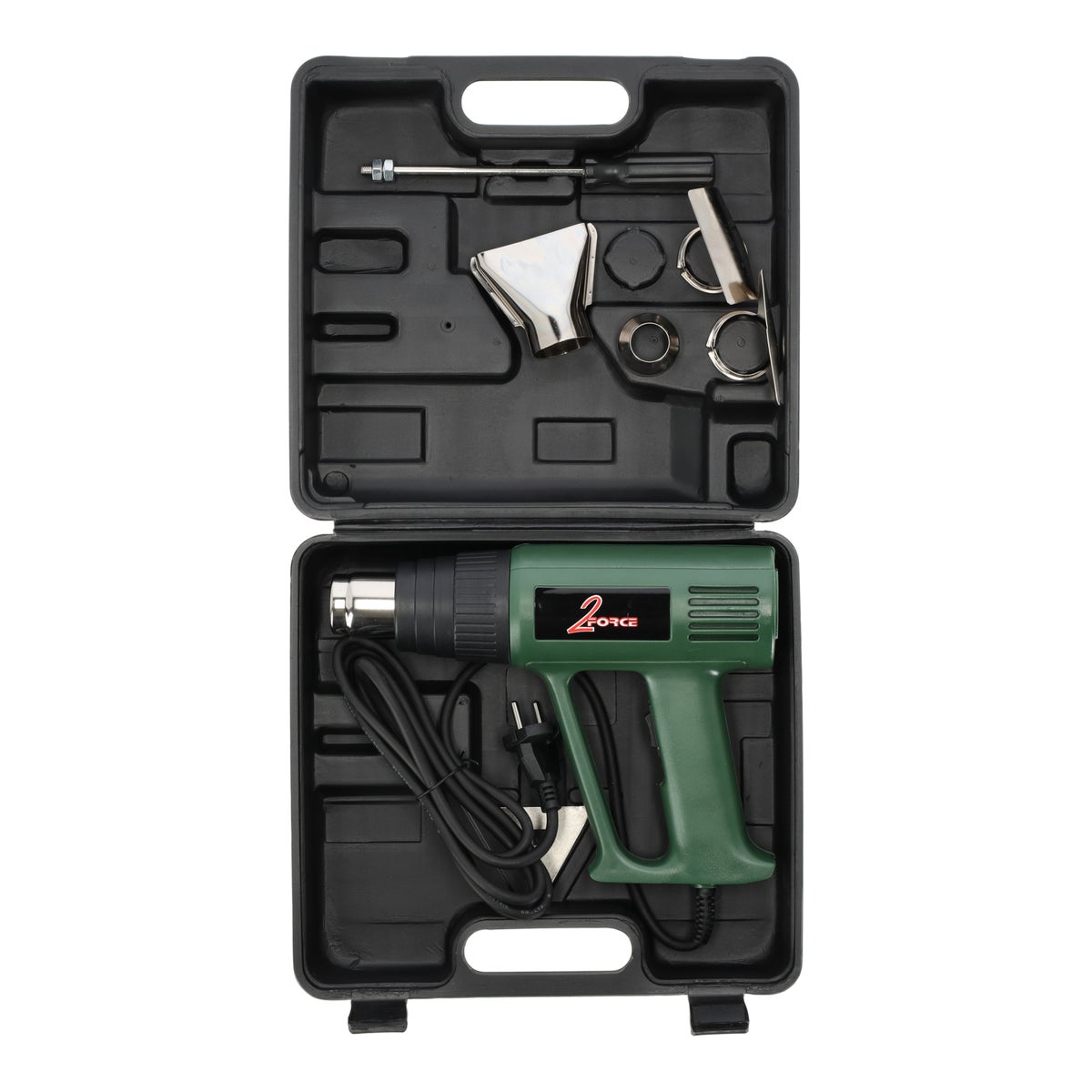 Heteluchtpistool met koffer HP2000W 2-force Heteluchtpistool met koffer HP2000W 2-force