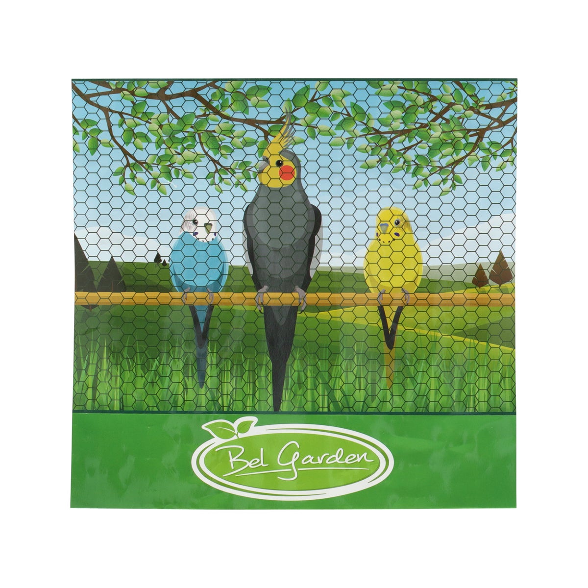 Gaas Voliere Groen Bel Garden Gaas Voliere Groen Bel Garden