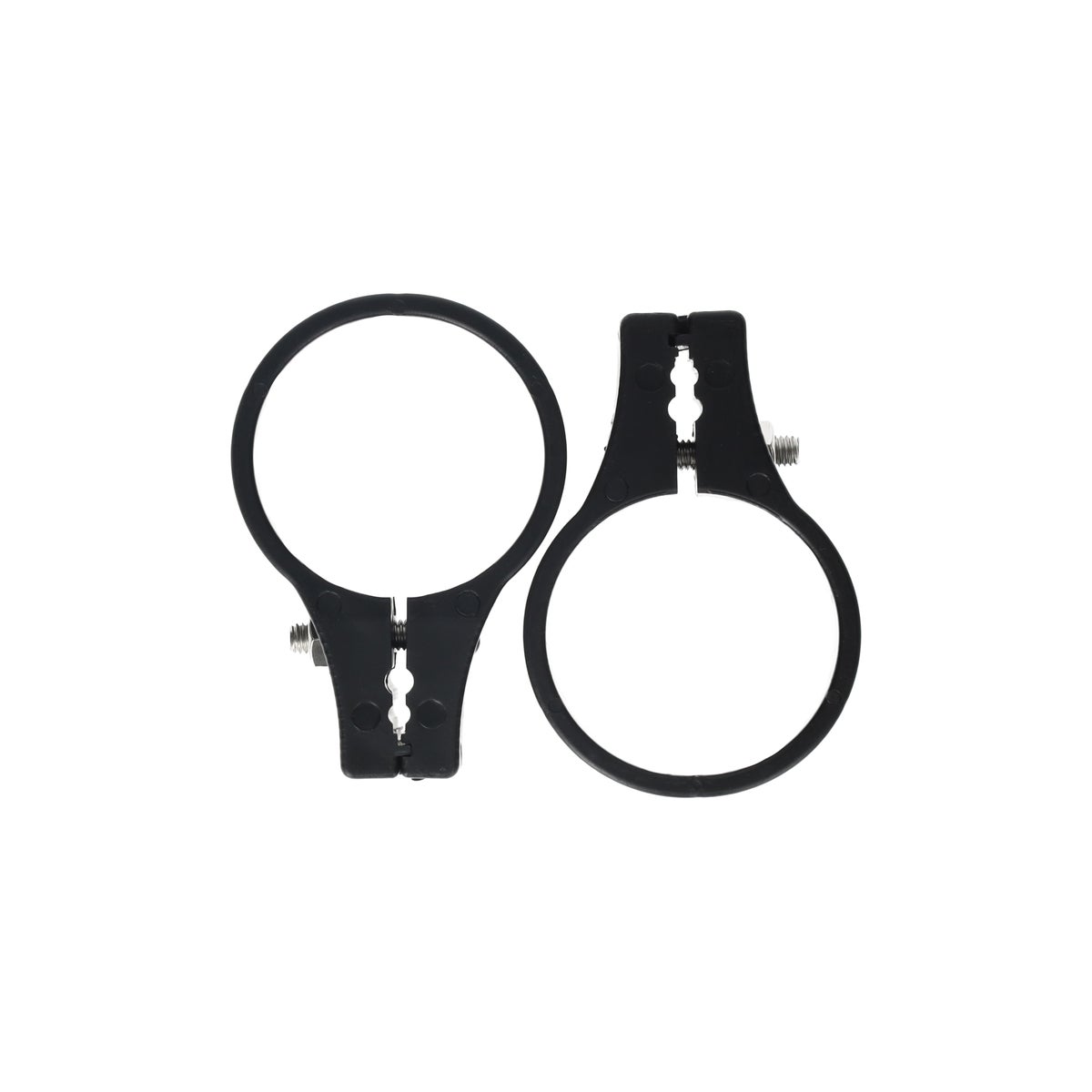 Clip paneel enkel Ø48 2 stuks zwart Clip paneel enkel Ø48 2 stuks zwart