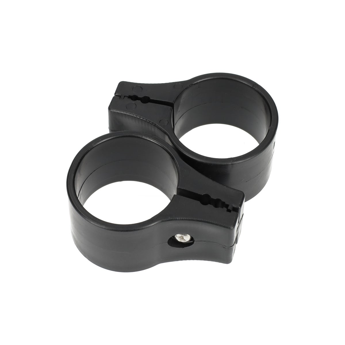 Clip paneel enkel Ø48 2 stuks zwart Clip paneel enkel Ø48 2 stuks zwart
