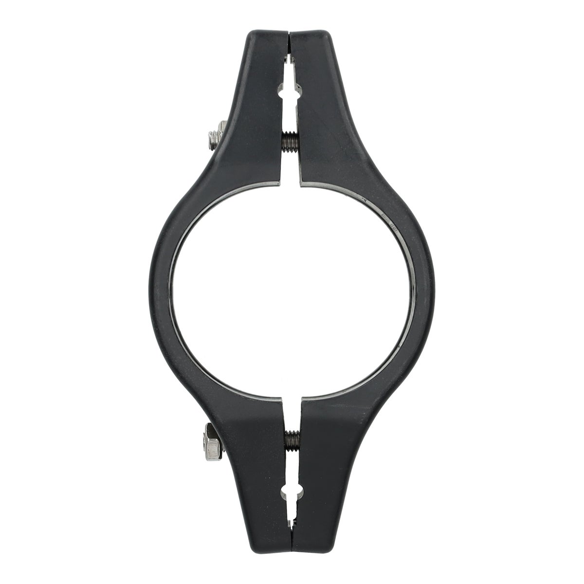 Clip paneel dubbel Ø60 2 stuks zwart Clip paneel dubbel Ø60 2 stuks zwart