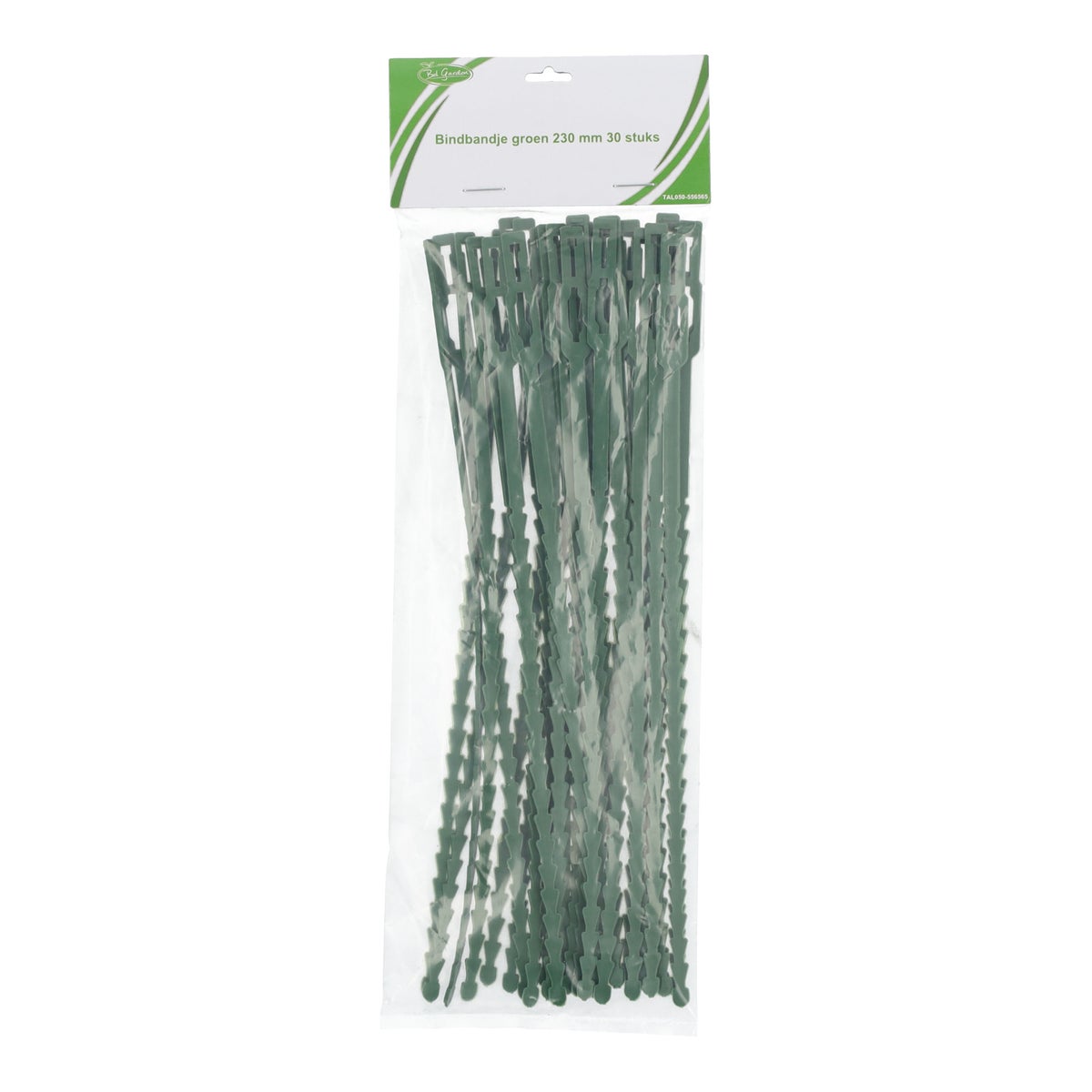 Bindbandje groen 230 mm 30 stuks Bindbandje groen 230 mm 30 stuks