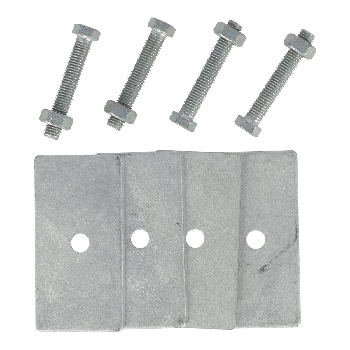 Bevestingsplaat schanskorf 4st Bevestingsplaat schanskorf 4st