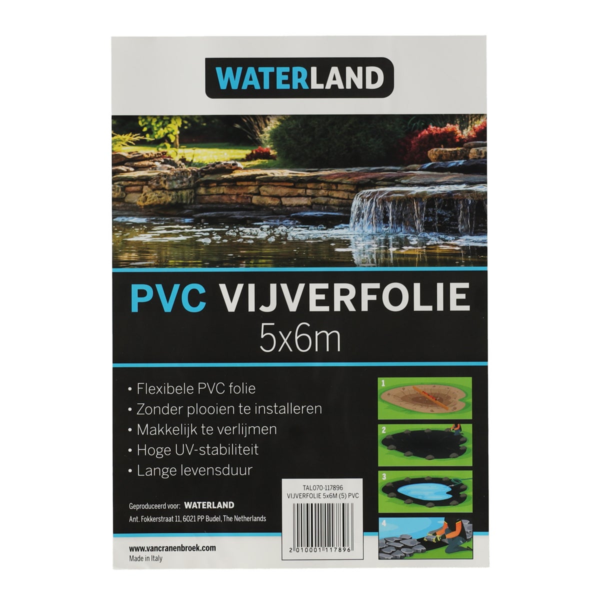 Vijverfolie 5 x 6 m (5) PVC Vijverfolie 5 x 6 m (5) PVC