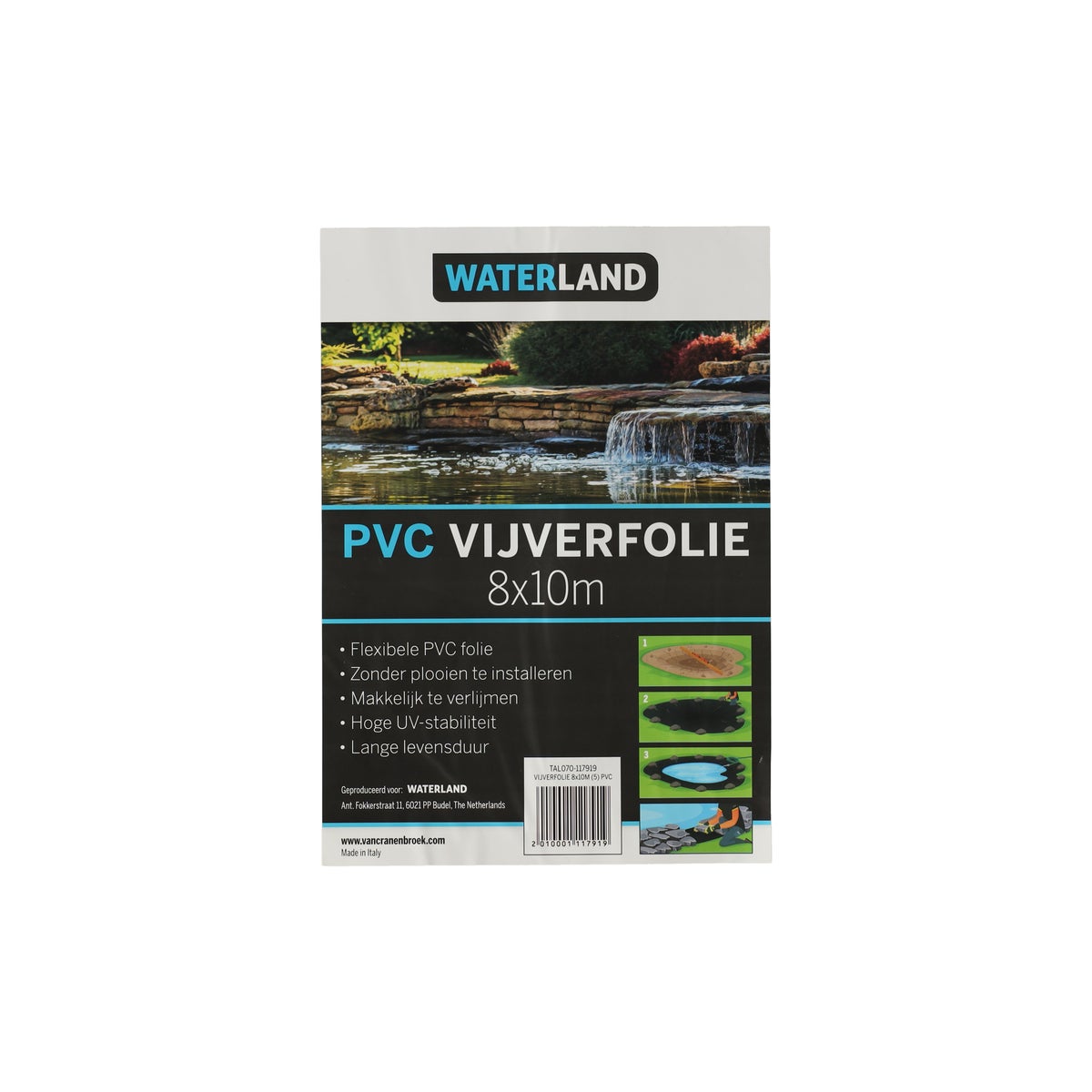 Vijverfolie 8x10M (5) PVC Vijverfolie 8x10M (5) PVC