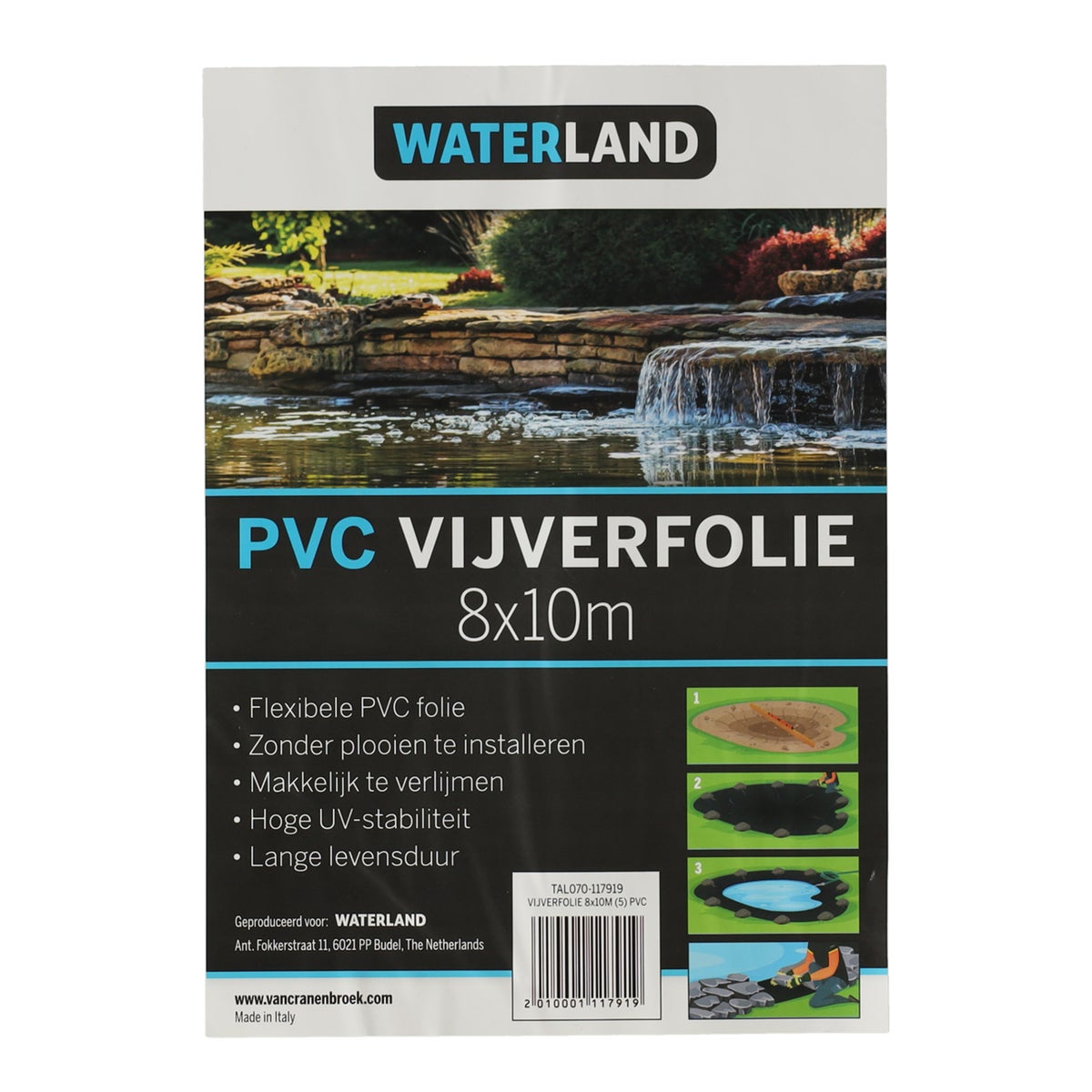 Vijverfolie 8 x 10 m (5) PVC Vijverfolie 8 x 10 m (5) PVC