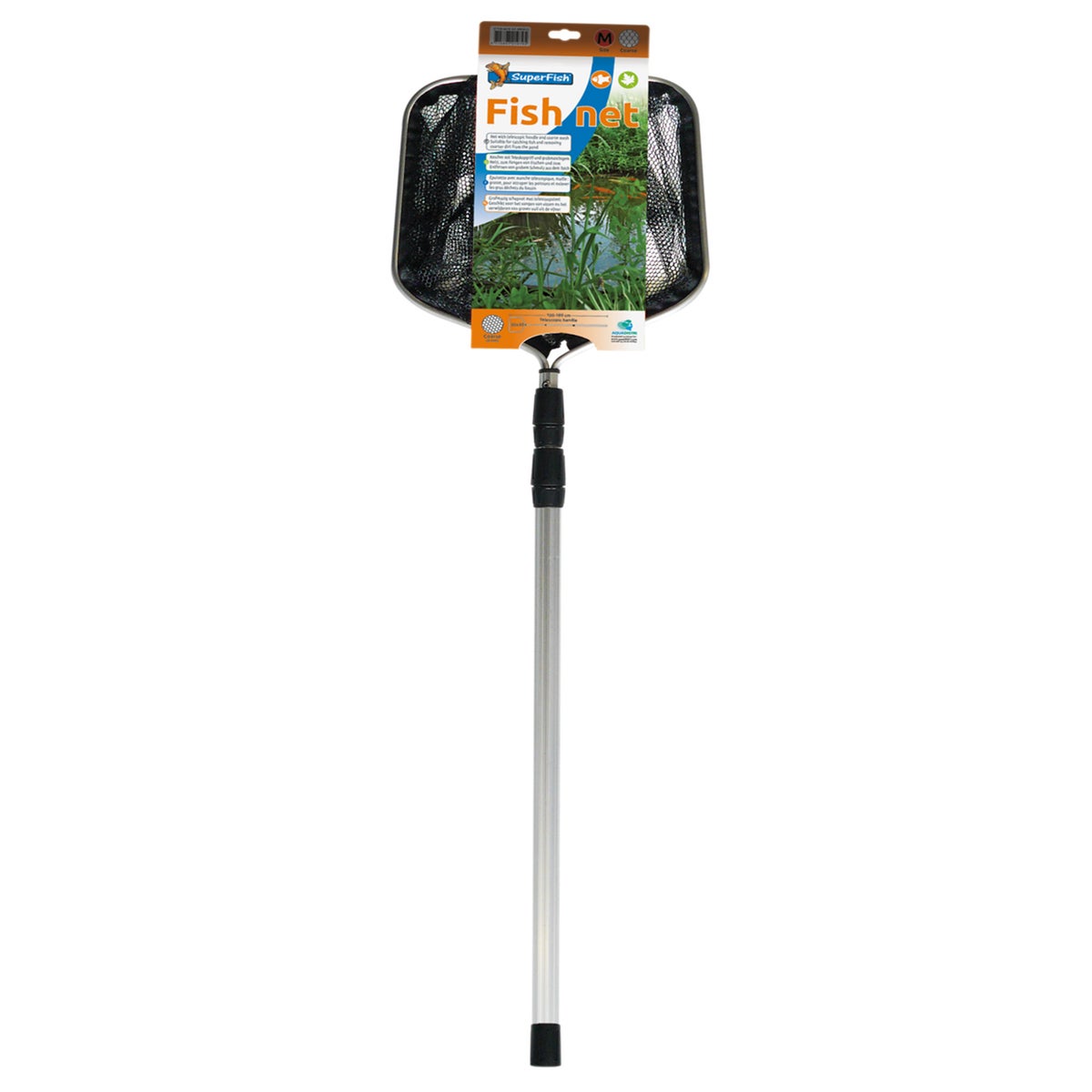 Schepnet vijver 30 x 30 cm grof Superfish Schepnet vijver 30 x 30 cm grof Superfish