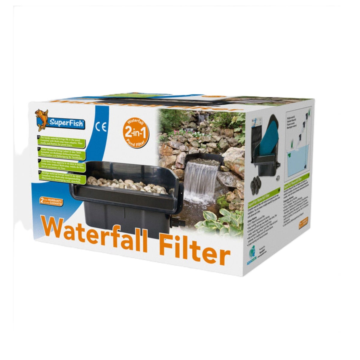 Vijverfilter+waterval Super Fish Vijverfilter+waterval Super Fish