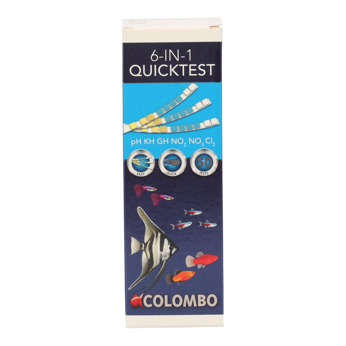 Teststrips Quicktest 6-in-1 50stuks Teststrips Quicktest 6-in-1 50stuks