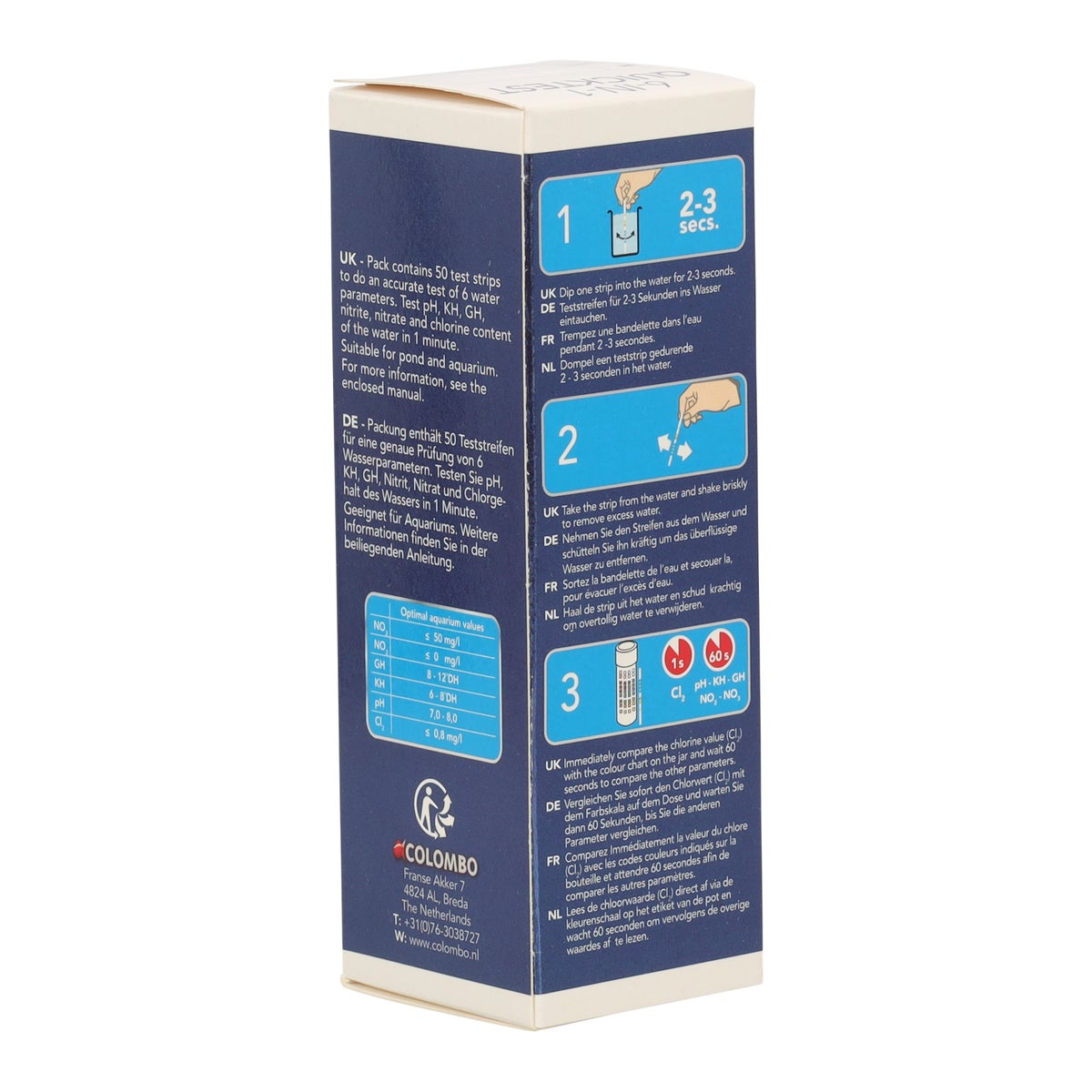 Teststrips Quicktest 6-in-1 50stuks Teststrips Quicktest 6-in-1 50stuks