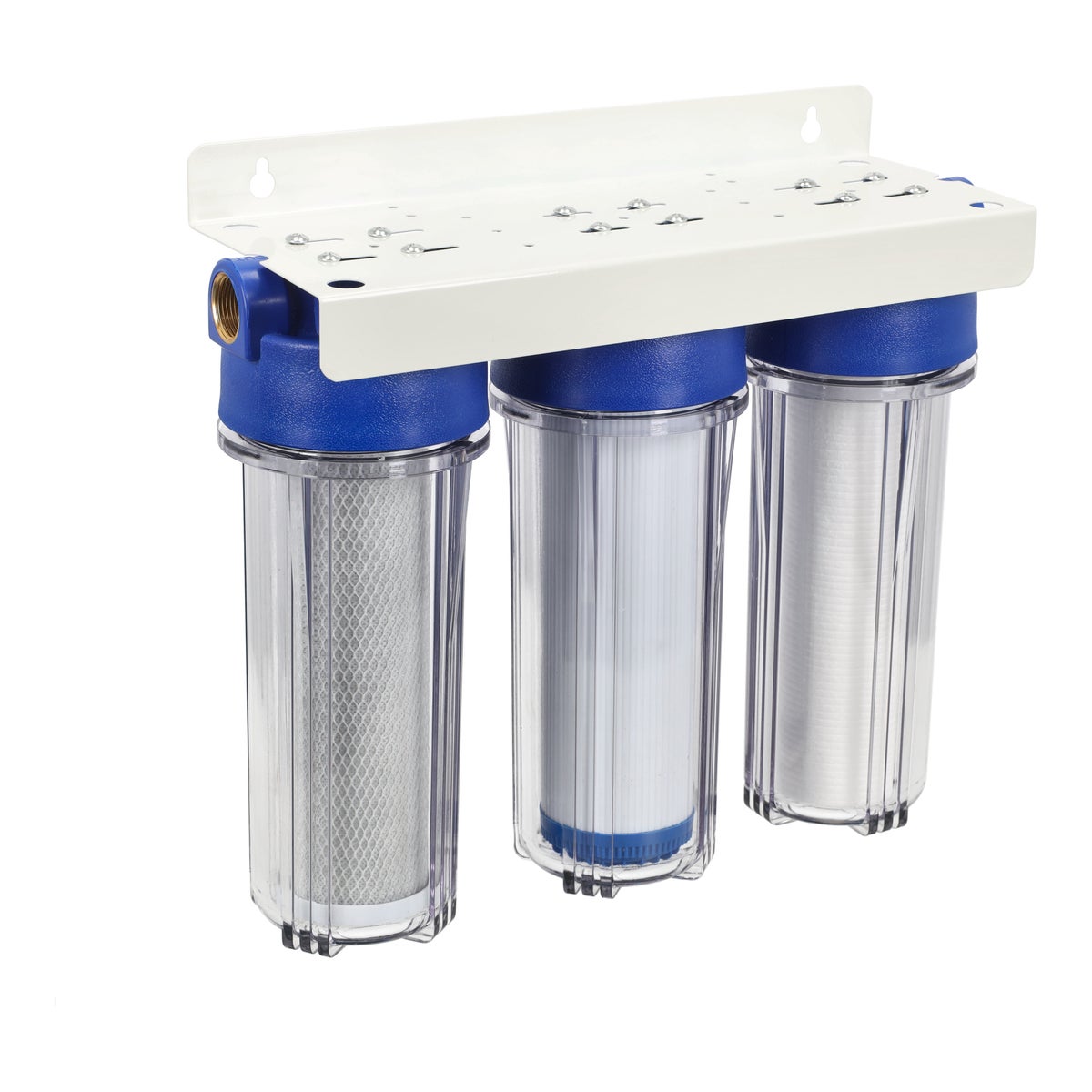 Waterfilter 3/4" drievoudig Waterfilter 3/4" drievoudig