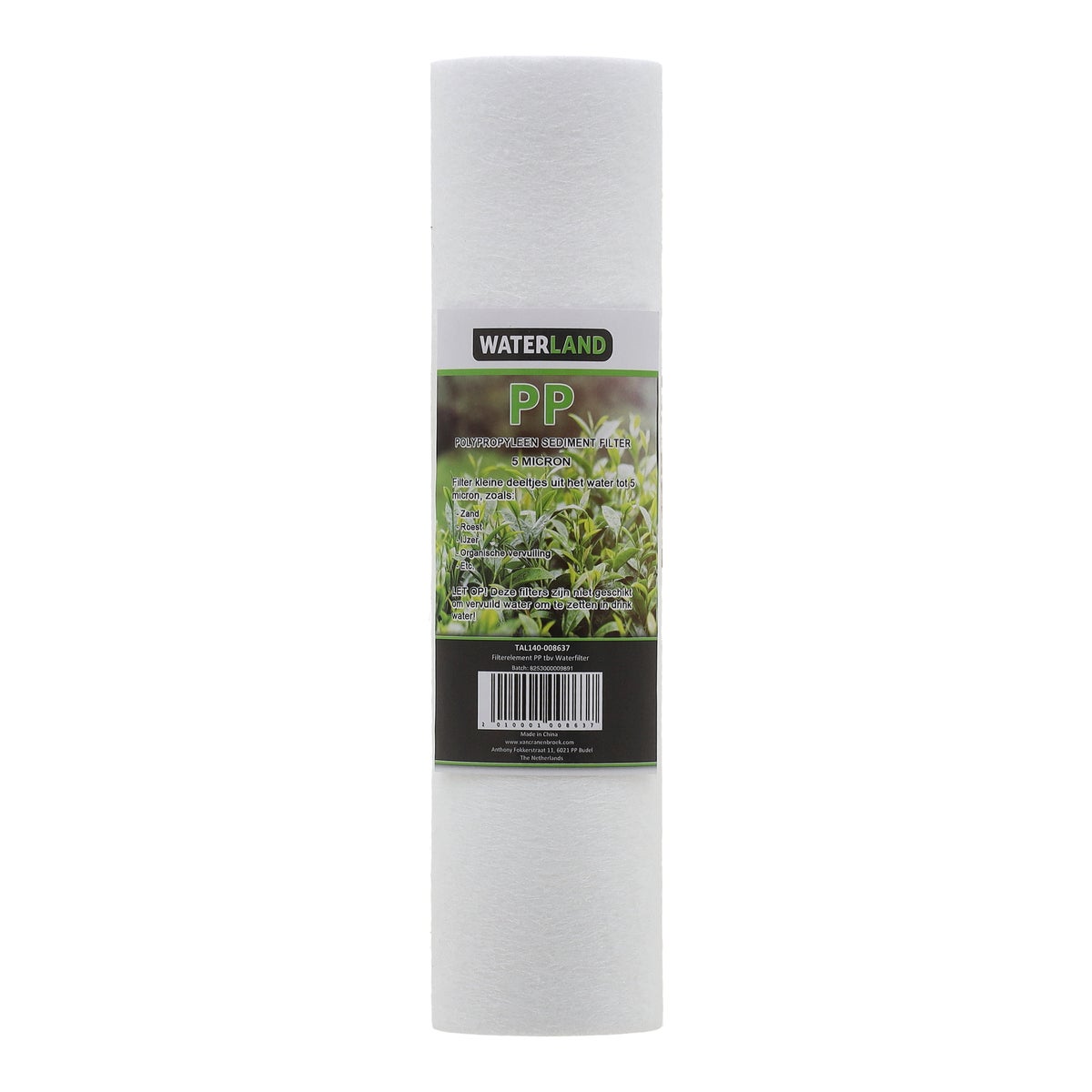 Filterelement PP tbv Waterfilter Filterelement PP tbv Waterfilter
