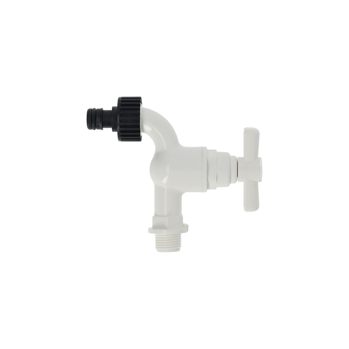Tapkraan kunststof ½ inch met snelkoppeling Tapkraan kunststof ½ inch met snelkoppeling