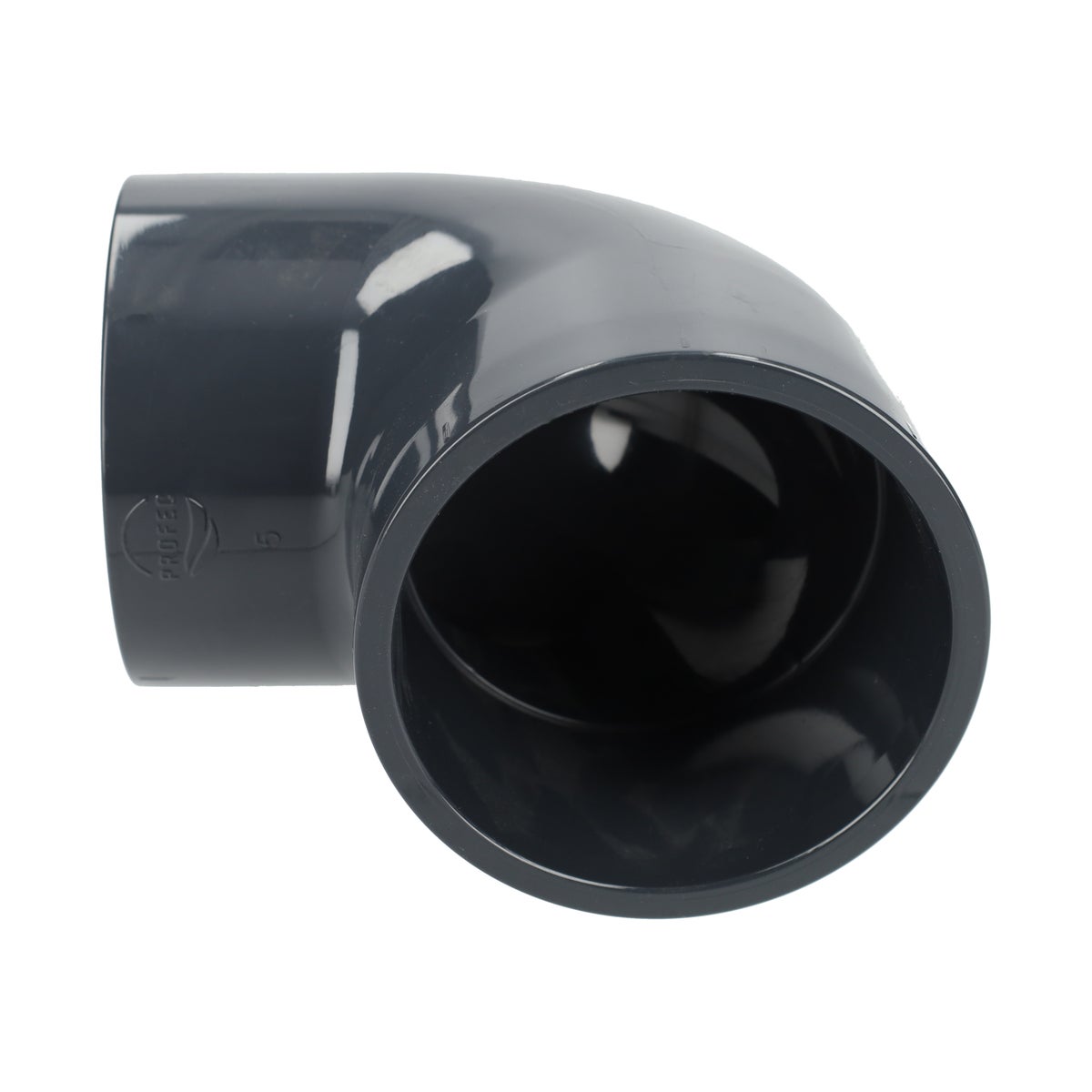 Knie 75 mm 90 graden lijm druk Knie 75 mm 90 graden lijm druk