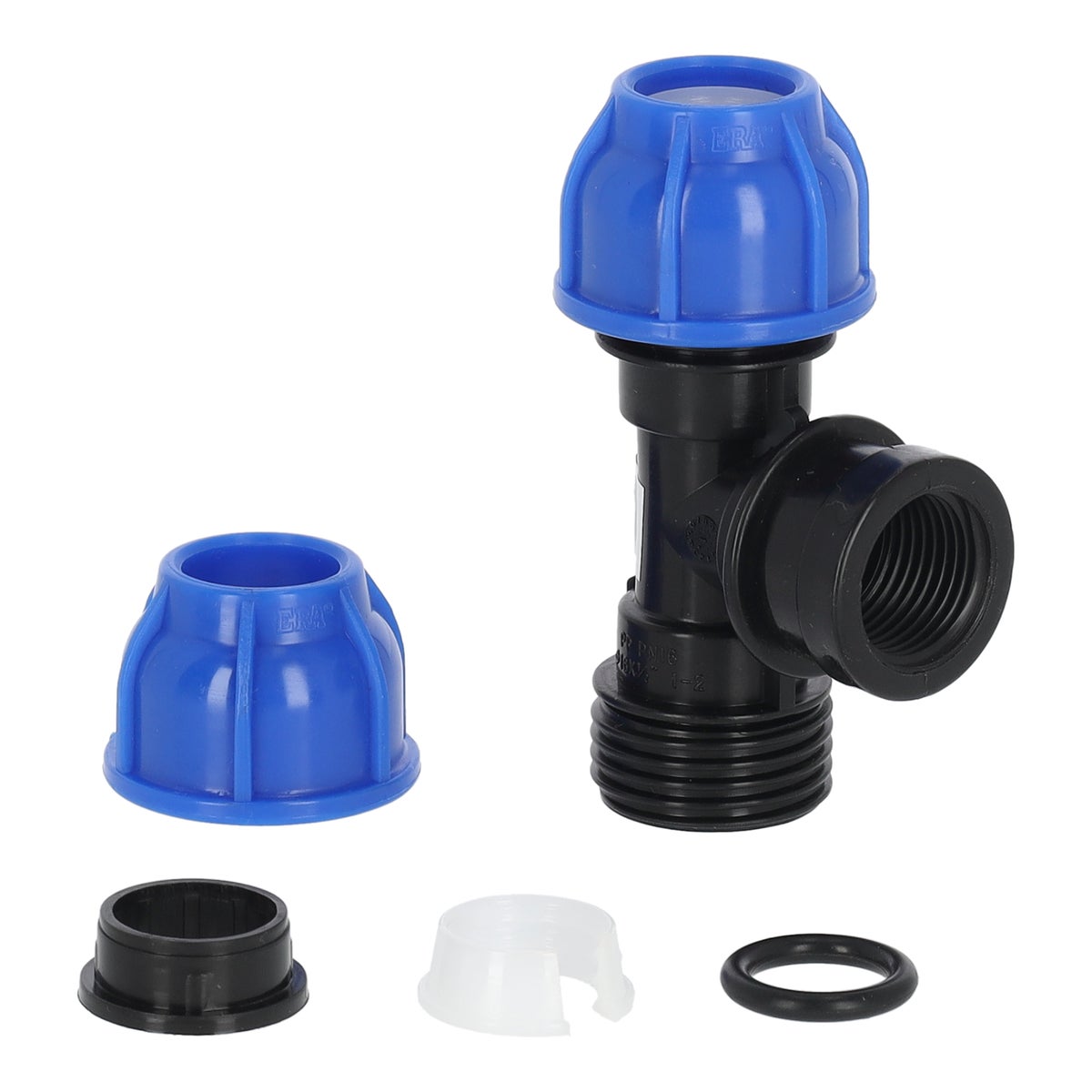 T-stuk knel 16 x 16 x 1/2" binnendraad Bel Garden T-stuk knel 16 x 16 x 1/2" binnendraad Bel Garden