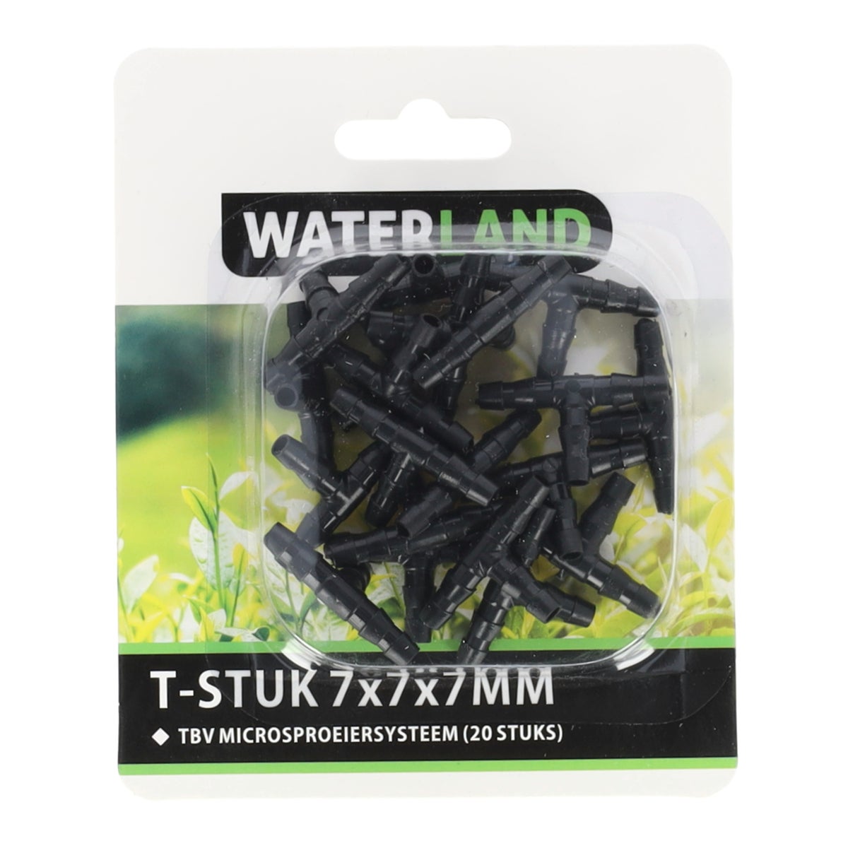T-stuk 7 x 7 x 7 mm tbv microspr 20 stuks T-stuk 7 x 7 x 7 mm tbv microspr 20 stuks