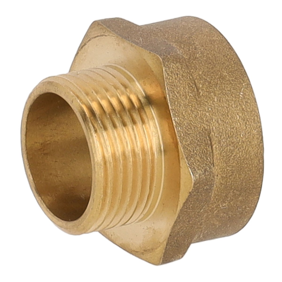 Verloopstuk messing 1" binnendraad x 3/4" buitendraad Waterland Verloopstuk messing 1" binnendraad x 3/4" buitendraad Waterland