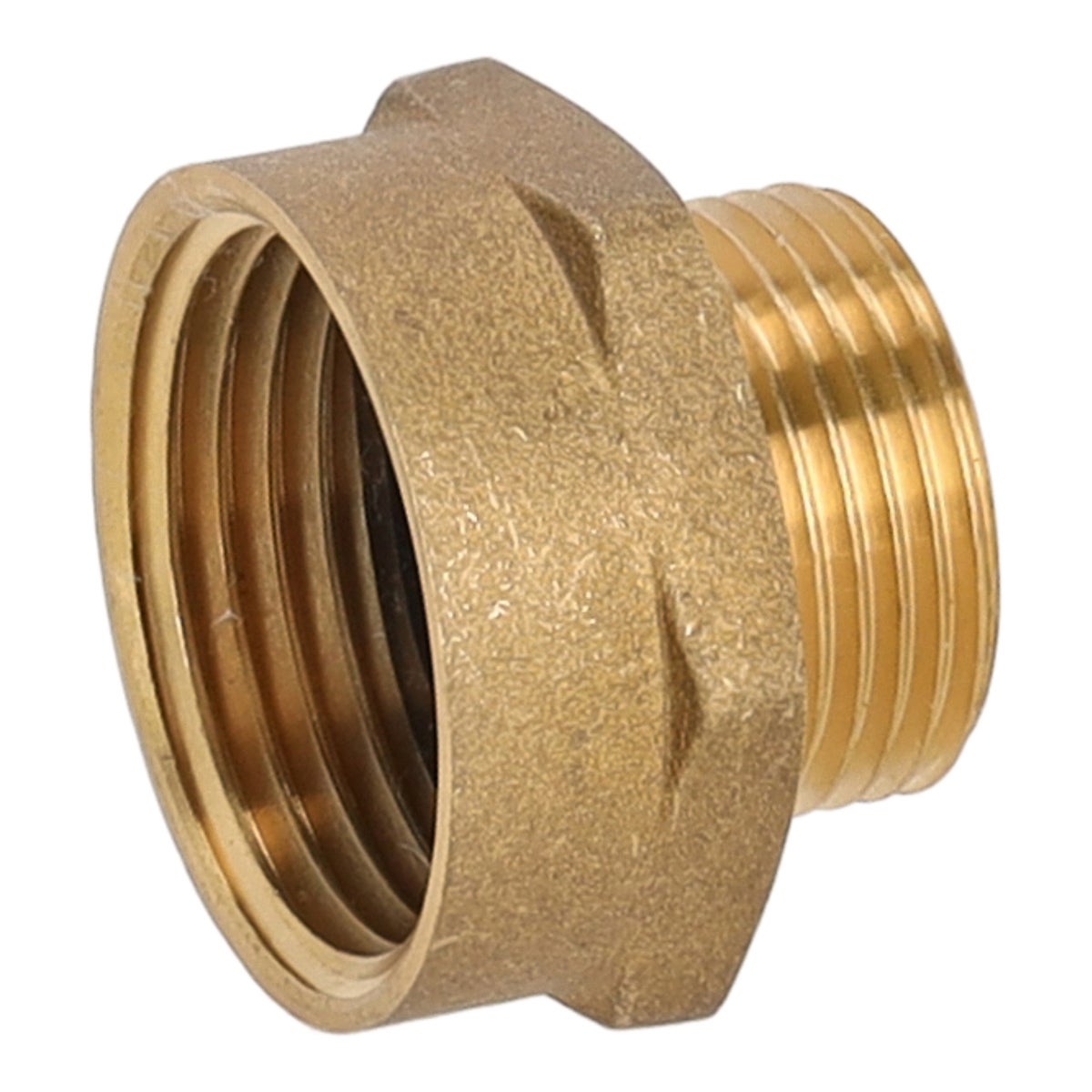 Verloopstuk messing 1" binnendraad x 3/4" buitendraad Waterland Verloopstuk messing 1" binnendraad x 3/4" buitendraad Waterland