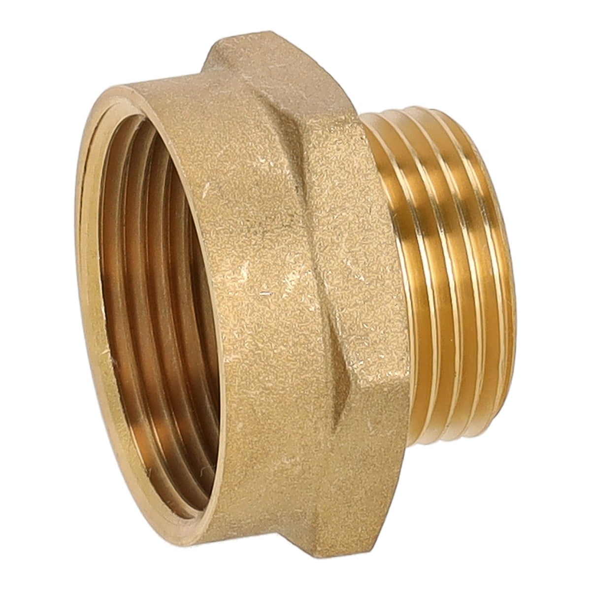 Verloopstuk messing 1 1/4" binnendraad x 1" buitendraad Waterland Verloopstuk messing 1 1/4" binnendraad x 1" buitendraad Waterland