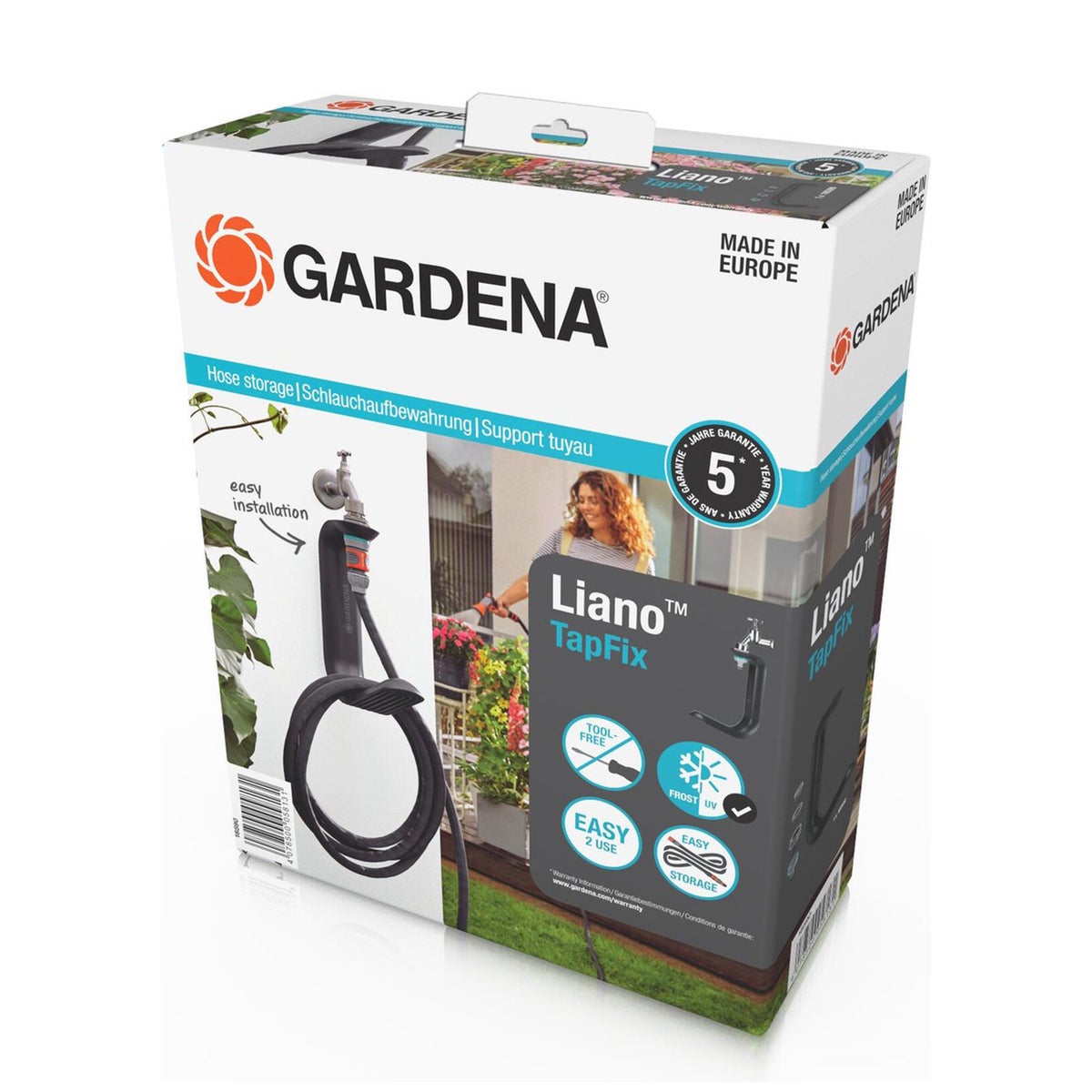Gardena Liano Tuinslang met Broes en Beugel – 10 m Gardena Liano Tuinslang met Broes en Beugel – 10 m
