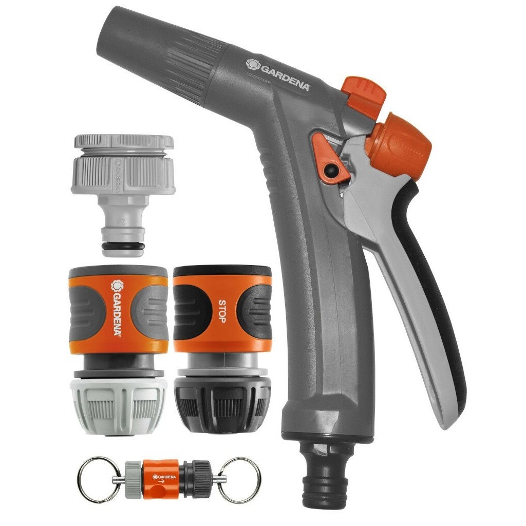 Gardena Startset Spritzpistole mit Verbindungsstücken 18277 Gardena Startset Spritzpistole mit Verbindungsstücken 18277