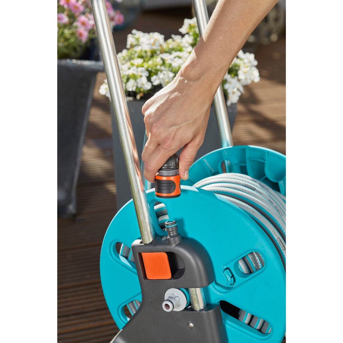 Slangenwagen aquaroll S 18502 set Gardena Slangenwagen aquaroll S 18502 set Gardena