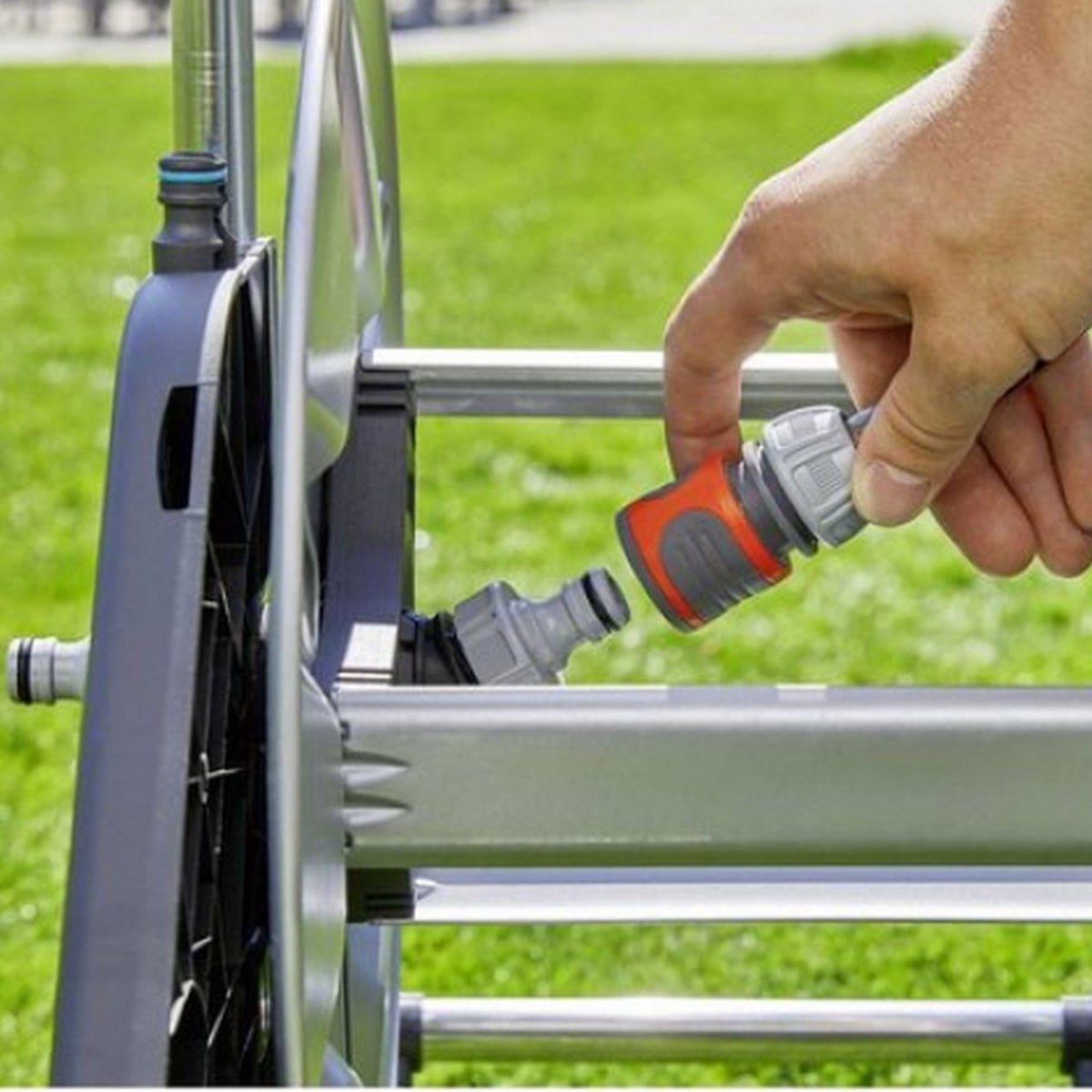 Slangenw Cleverroll M metal 1/2 +25m slang Slangenw Cleverroll M metal 1/2 +25m slang