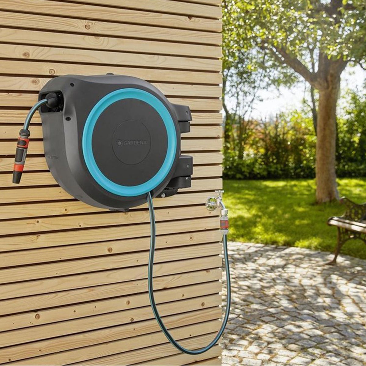 Wand slangenbox 35M rollup XL Gardena Wand slangenbox 35M rollup XL Gardena