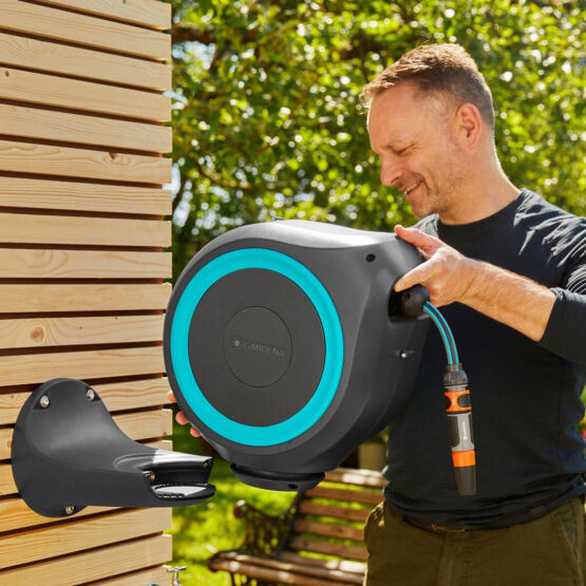 Wand slangenbox 15 RollUp S Gardena Wand slangenbox 15 RollUp S Gardena