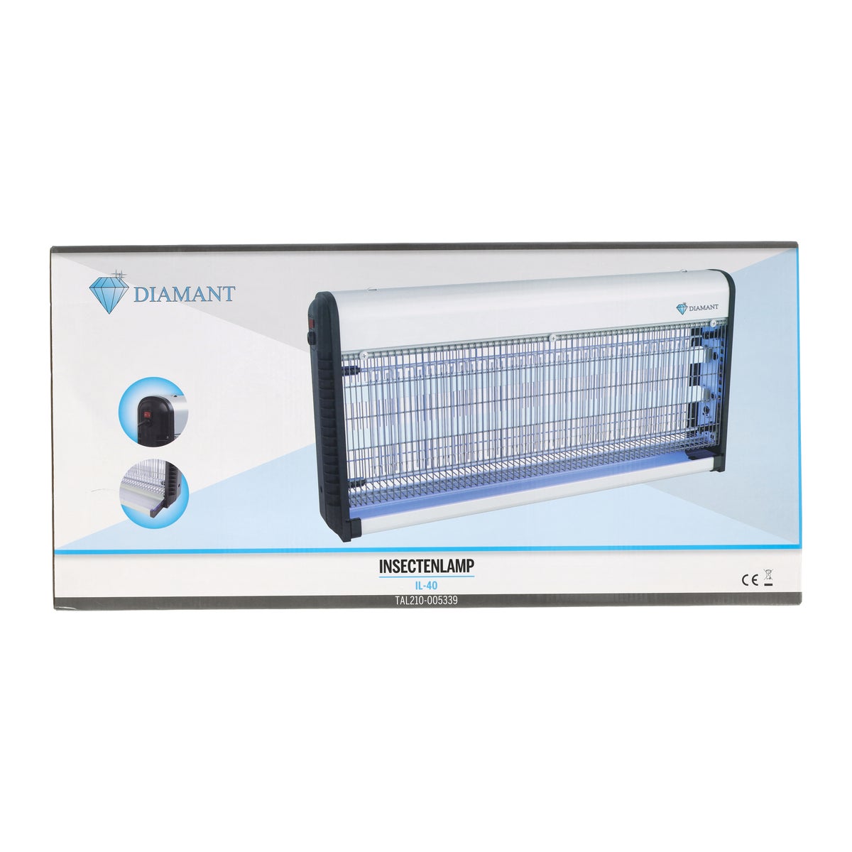 Insectenlamp IL-40 2x20W Diamant Insectenlamp IL-40 2x20W Diamant