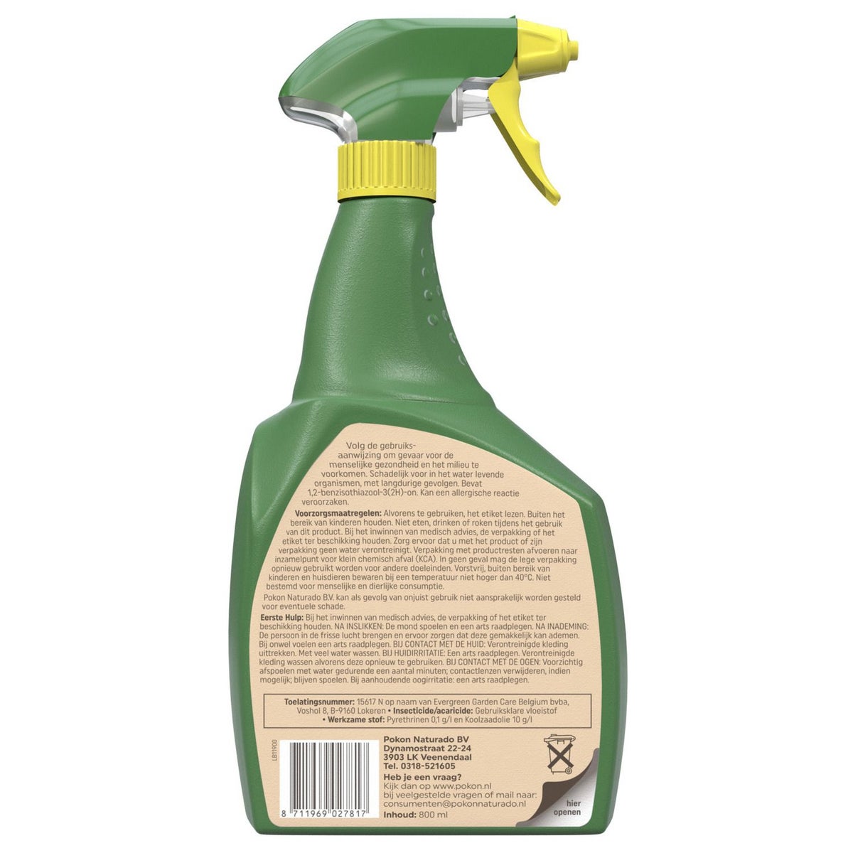 Hardnekkige insecten 800 ml spray Hardnekkige insecten 800 ml spray