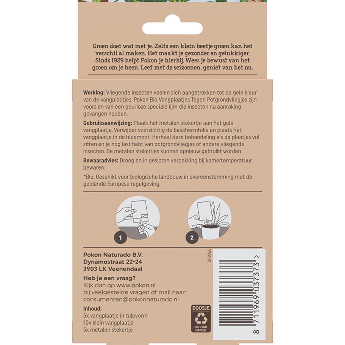 Vangplaatjes rouwvliegjes Pokon Vangplaatjes rouwvliegjes Pokon