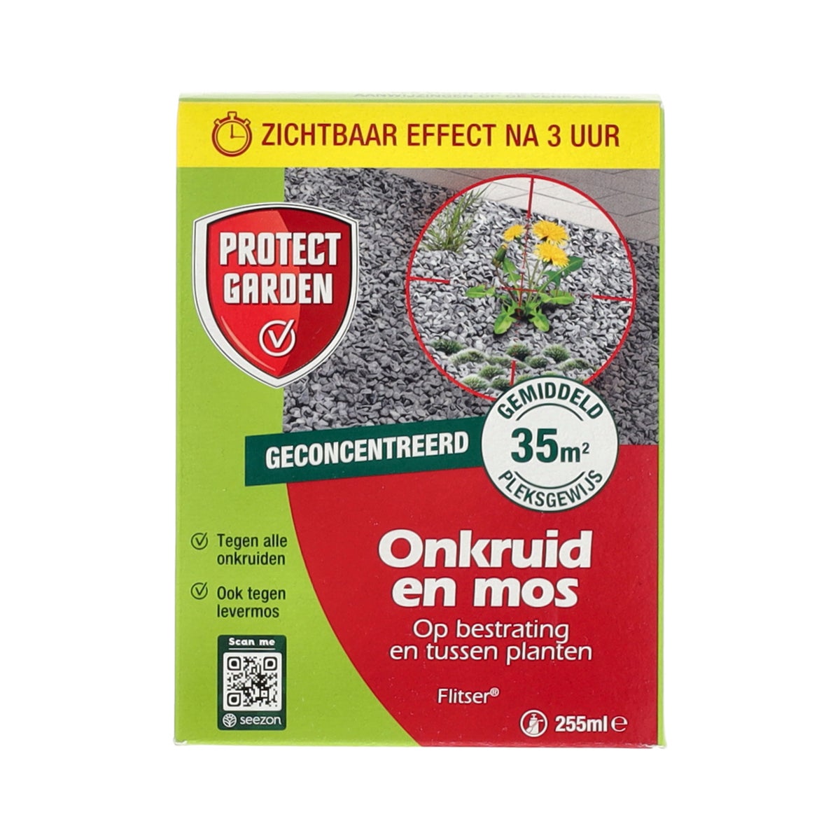 Onkruid en mos 255 ml 35m2 Protect Garden Onkruid en mos 255 ml 35m2 Protect Garden