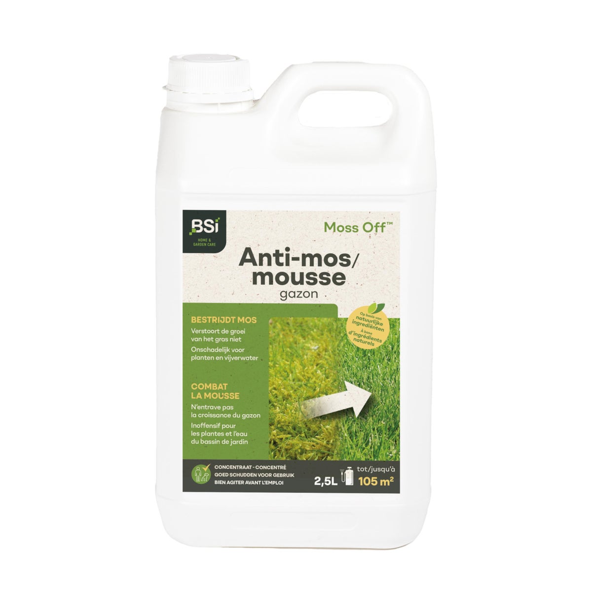 Moss off gazon 2.5 l BSI Moss off gazon 2.5 l BSI